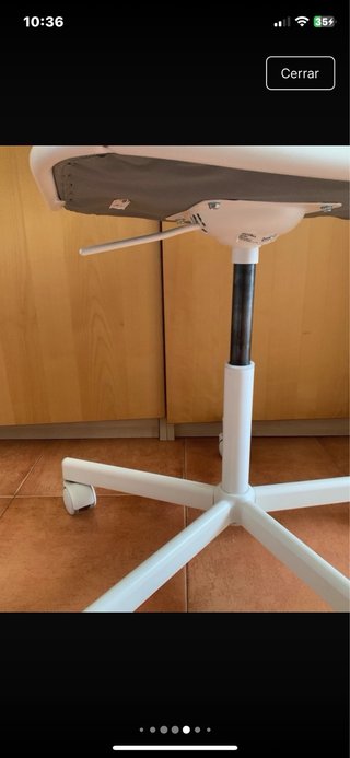 Silla de escritorio Ikea gris