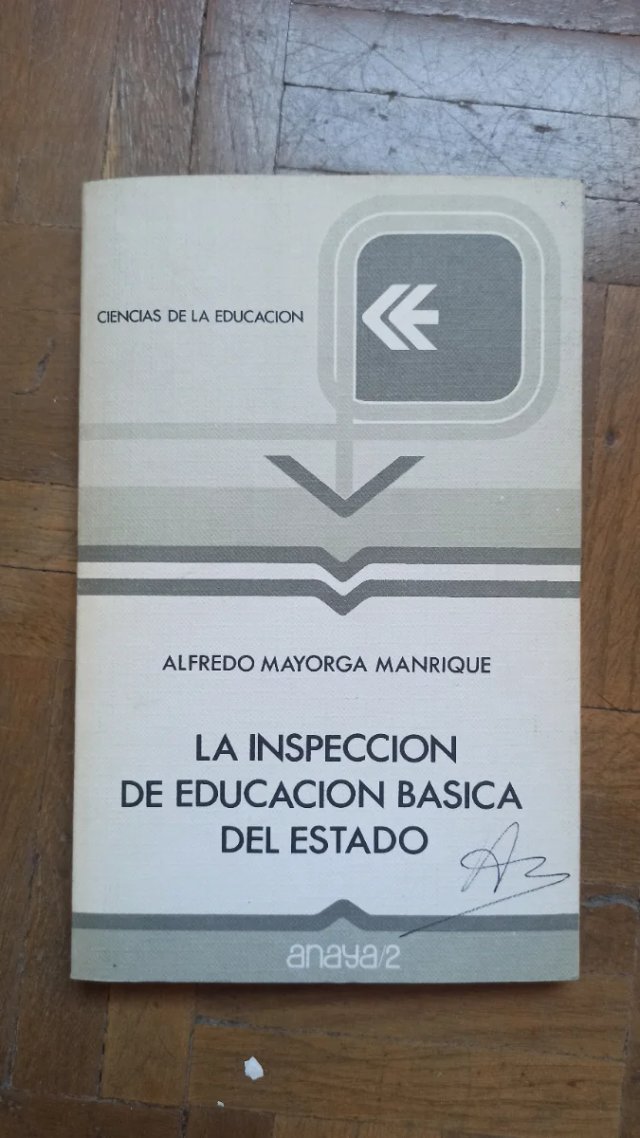Libro la inspección de educación básica del estado
