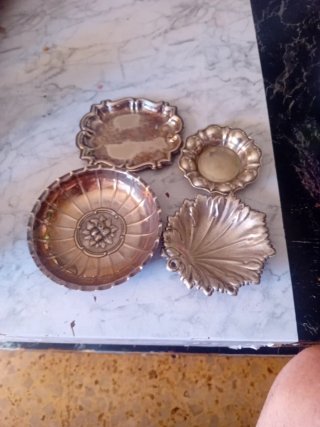 4 Bandejas de Alpaca