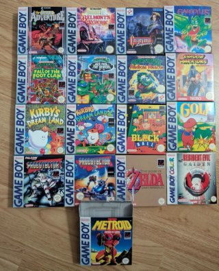 Cajas y manuales Game Boy artesanales