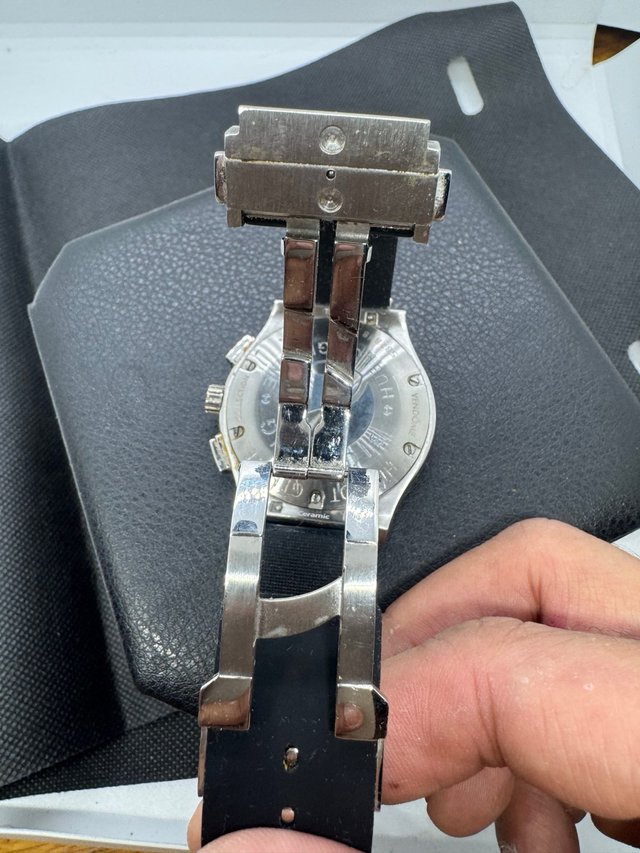 Reloj Hublot Automático Cronógrafo Negro Naranja