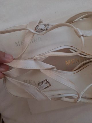 Zapatos de Novia Menbur Talla 38