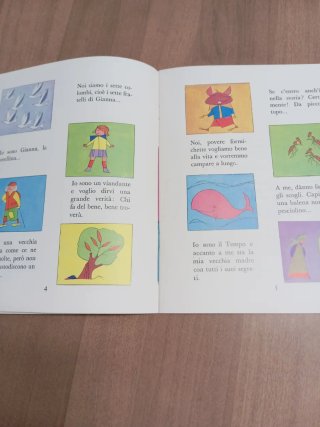 Lotto 2 libretti vintage favole. I sette colombi.