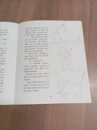 Lotto 2 libretti vintage favole. I sette colombi.