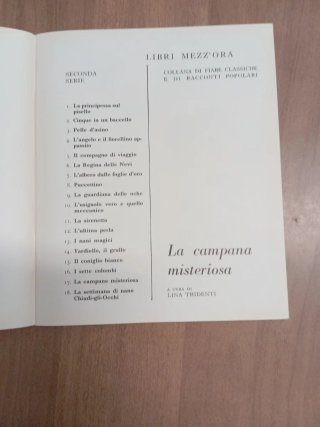 Lotto 2 libretti vintage favole. I sette colombi.