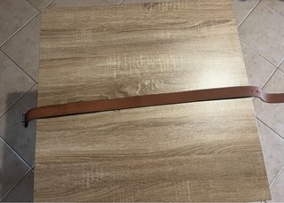 Cintura Louis Vuitton monogram nera