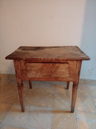 Mesa tocinera rústica madera