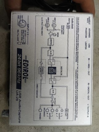 Scheda Audio Edirol UA-25 USB 24bit 96kHz