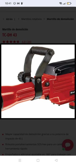Einhell Martillo Demoledor TC-DH 43