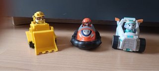 Coches Patrulla Canina rubbler y marshall