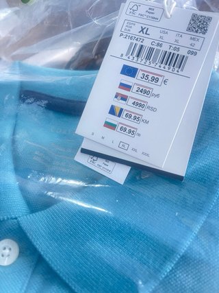 Polo Cortefiel Azul Talla XL Costó 36€