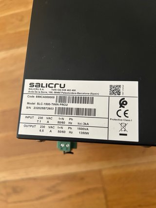 Salicru SLC 1500 Twin PRO2 UPS