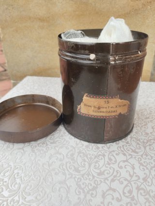 Bote Gasas Esterilizadas Hartmann Antiguo