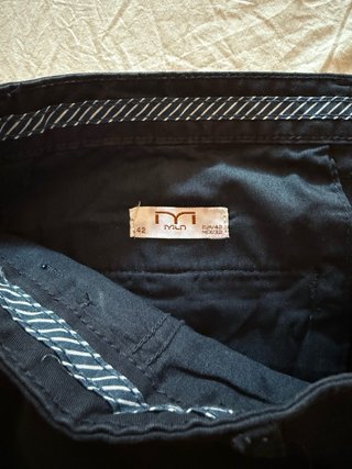 Pantalones Milano Negro Comfort Fit T-42