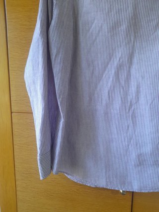 Camisa juvenil rayas azules Talla S