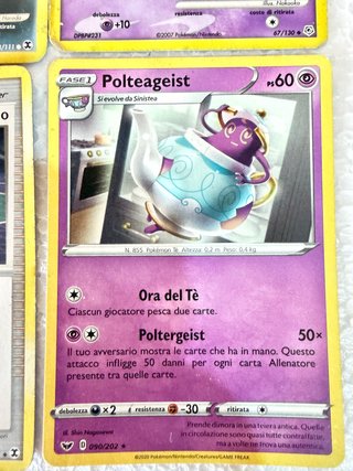 Lotto 6 carte Pokemon