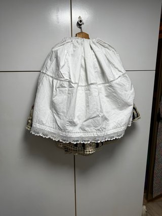 Falda Baturra Niña, Delantal y Enagua