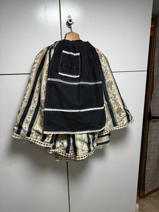 Falda Baturra Niña, Delantal y Enagua