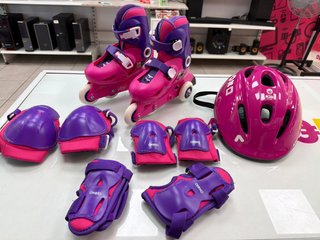 Patines oxelo 28-30 + casco + proteccion