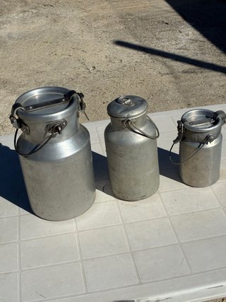 Bidoni latte antichi rari da collezione