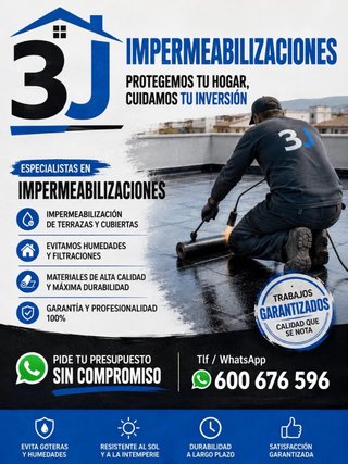 Impermeabilizaciones 3J: Protegemos tu hogar