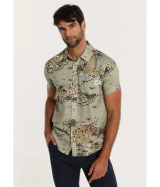 Camisa Lois Estampada Talla L