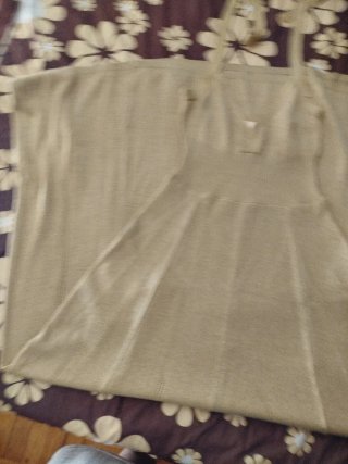 Vestido de fiesta dorado