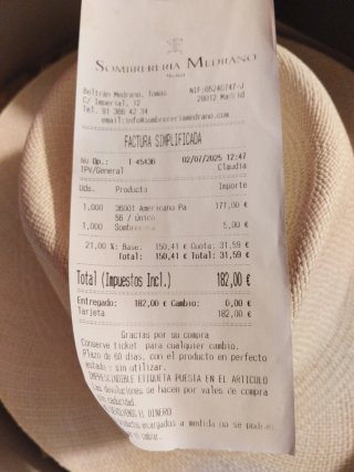 Sombrero Panamá  estilo americano sin estrenar
