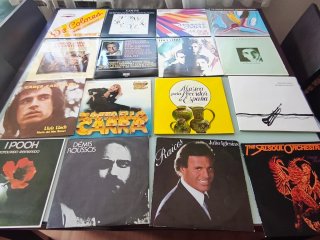 Colección Discos de Vinilo (Mecano, Battiato, etc.