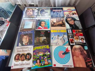 Colección Discos de Vinilo (Mecano, Battiato, etc.