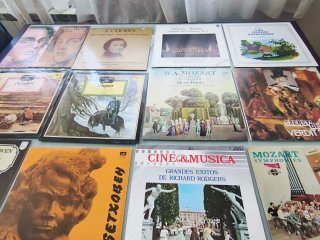 Colección Discos de Vinilo (Mecano, Battiato, etc.