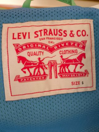 Chaqueta Levi's Mujer Azul y Verde