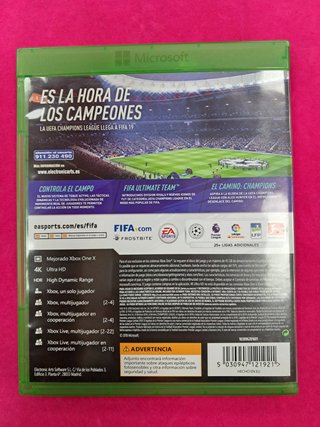 Videojuego Xbox One FIFA 19