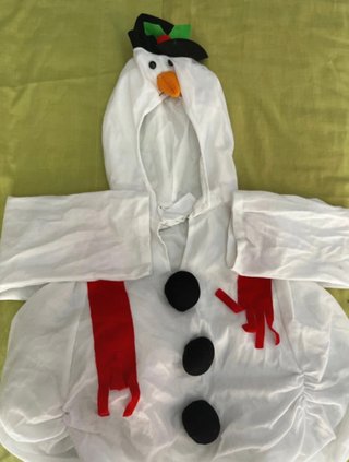 Disfraz Muñeco de Nieve Talla Infantil