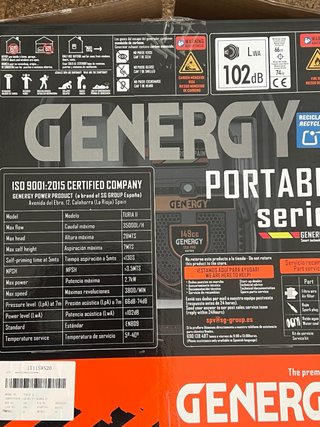 Motobomba Genergy Turia 2