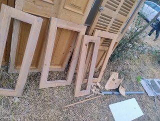 Marcos de ventana y puertas de madera