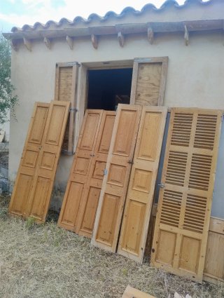 Marcos de ventana y puertas de madera