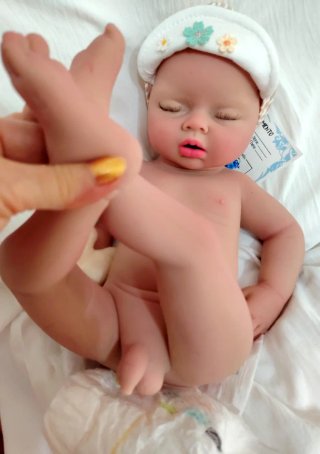 Bambino Reborn in Silicone Platino NIÑO.51cm Artigianale