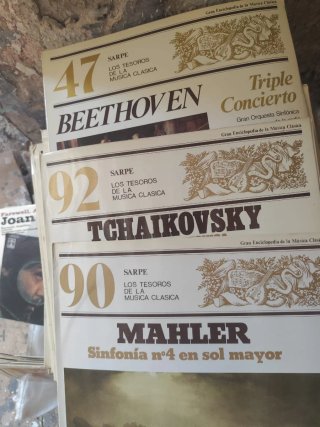 Lotes Vinilos Clásica: Dvorak, Mozart, Tchaikovsky