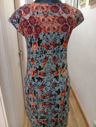 Vestido Adolfo Domínguez Estampado Flores