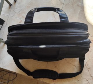 Bolso Portátil Piel Dell Negro