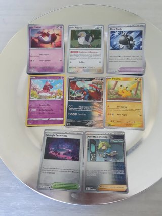 Carte Pokémon Latias, Pidove, Enamorus, Pikachu