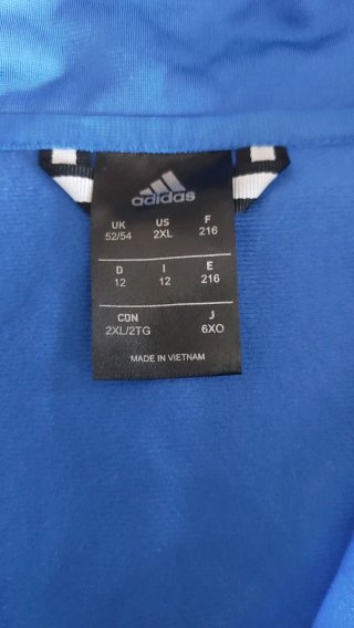 Giacca sportiva Adidas blu