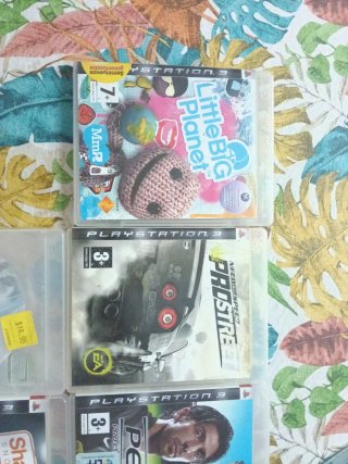 Lote 5 Juegos PS3: LittleBigPlanet, PES 2008, Moto