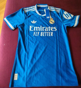 Maglietta Real Madrid Adidas Blu Taglia M