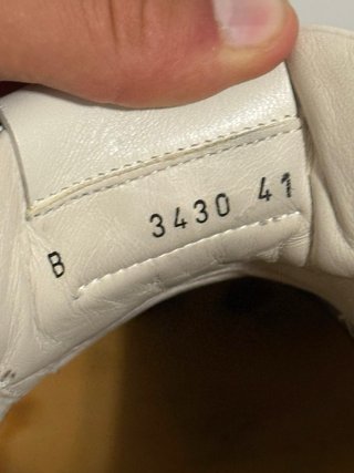 Scarpe Barracuda Uomo Tg 42.5 Bianche Arancio