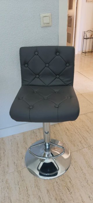 URGE TABURETE ALTO GRIS MARENGO
