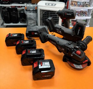 Set Herramientas Wurth + Baterías y Cargador