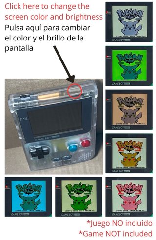 Game Boy Pocket - Pantalla IPS Batería Recargable