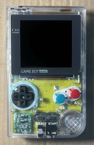 Game Boy Pocket - Pantalla IPS Batería Recargable